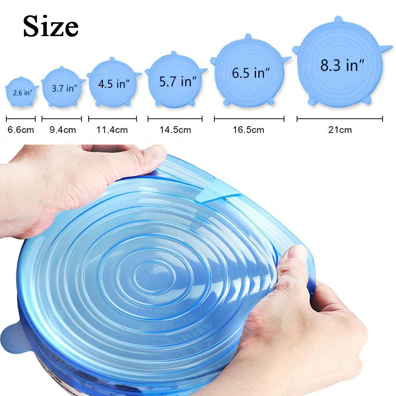 Tapas de Silicona Reutilizables: Sella Frescura, Ahorra y Cuida el Planeta"