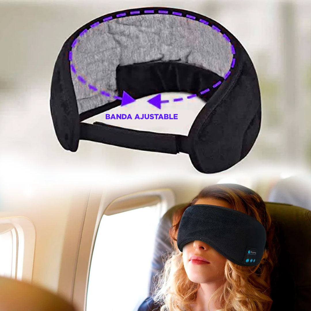 Mascara Antifaz con Auriculares para Dormir