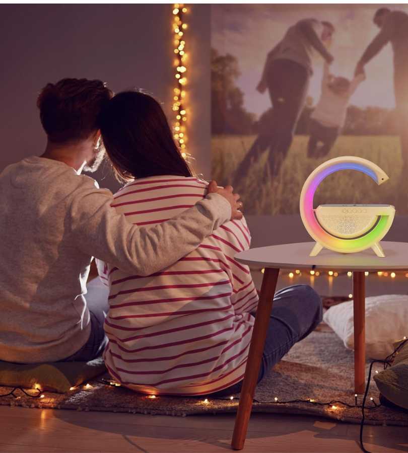 LumiSound Pro : Lámpara de ambiente inteligente forma de G