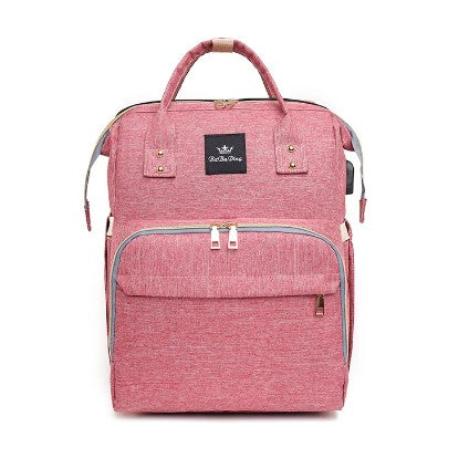 Mochila pañalera con estación de cambio 4 en 1