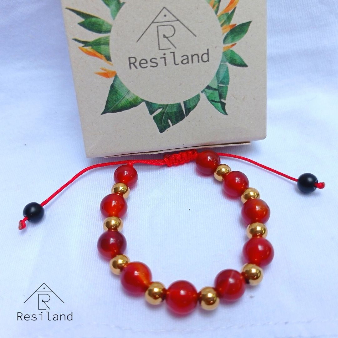 Pulsera Denario Cornalina - Resiland