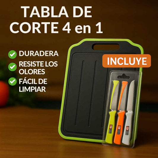 CortaPro® – La Tabla de Corte 4 en 1 que transforma tu cocina